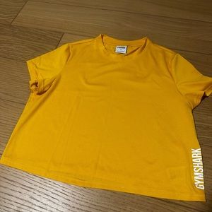 Gymshark Crop Top Yellow